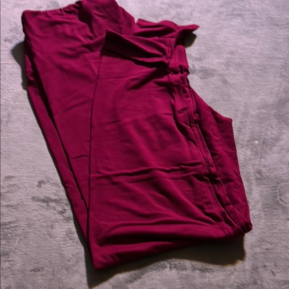 LuLaRoe Pants - Burgundy Lularoe Leggings